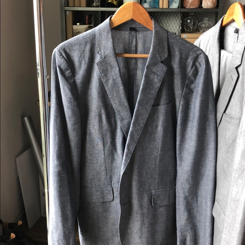 J. Crew Ludlow unstructured blazer in Ocean Blue